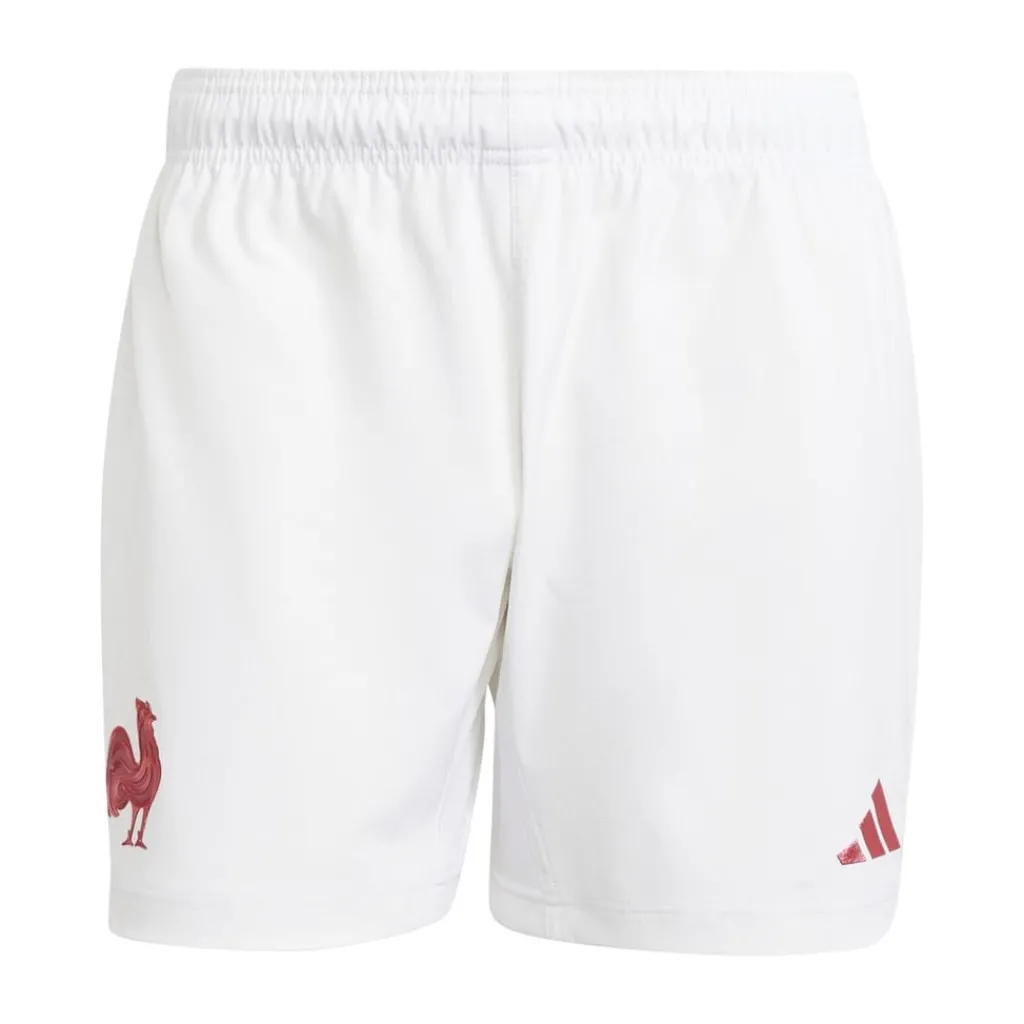 Fitness And Gym Shorts*adidas France Rugby Home Shorts 2024 Adults in White