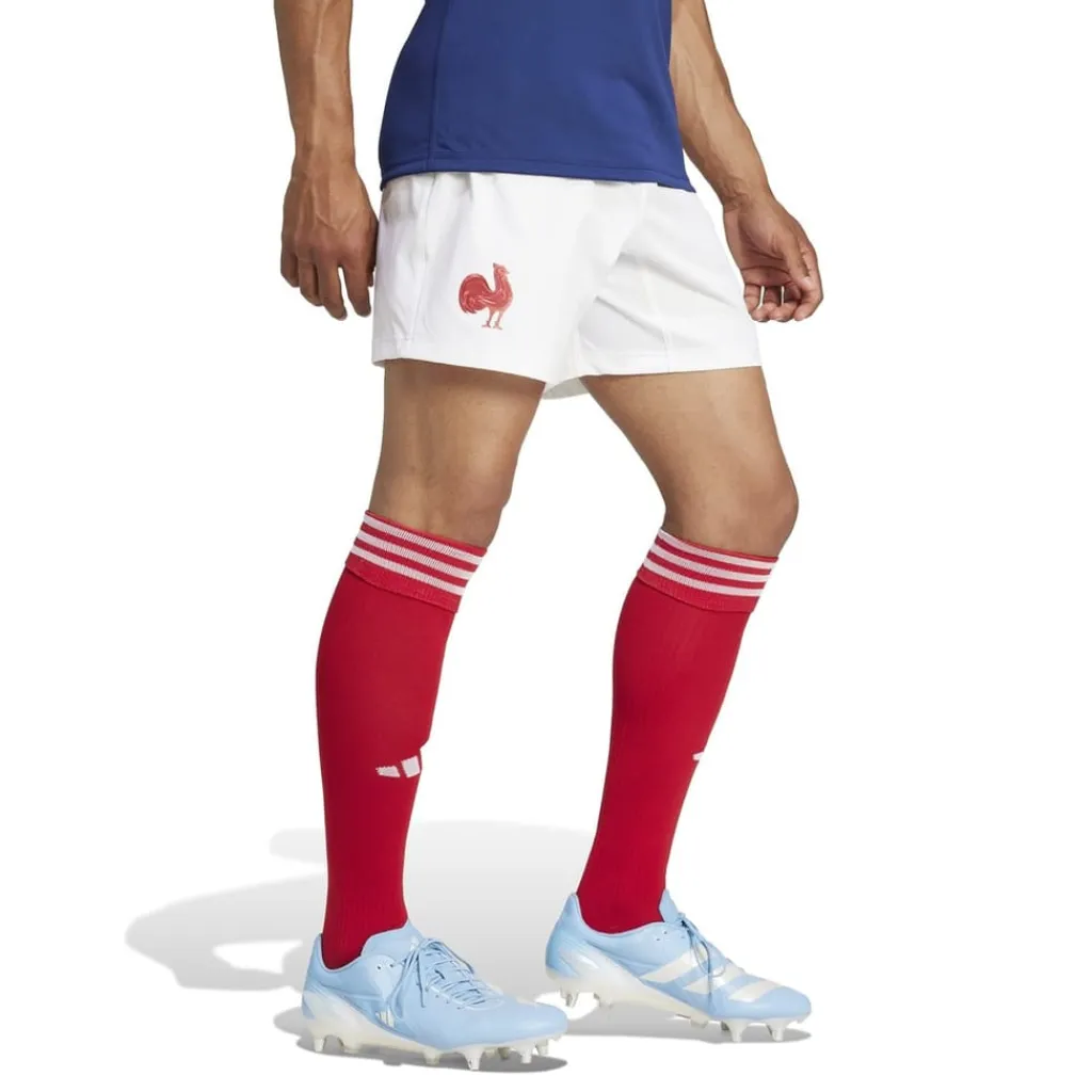 Fitness And Gym Shorts*adidas France Rugby Home Shorts 2024 Adults in White
