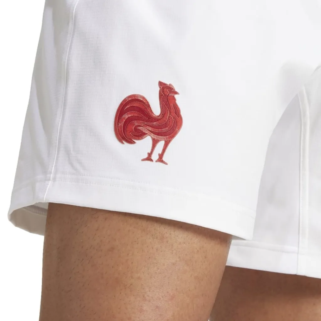 Fitness And Gym Shorts*adidas France Rugby Home Shorts 2024 Adults in White
