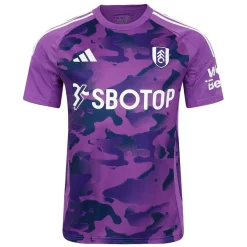 Football And Rugby Clothing*adidas Fulham Third Shirt 2024 2025 Adults in Purple