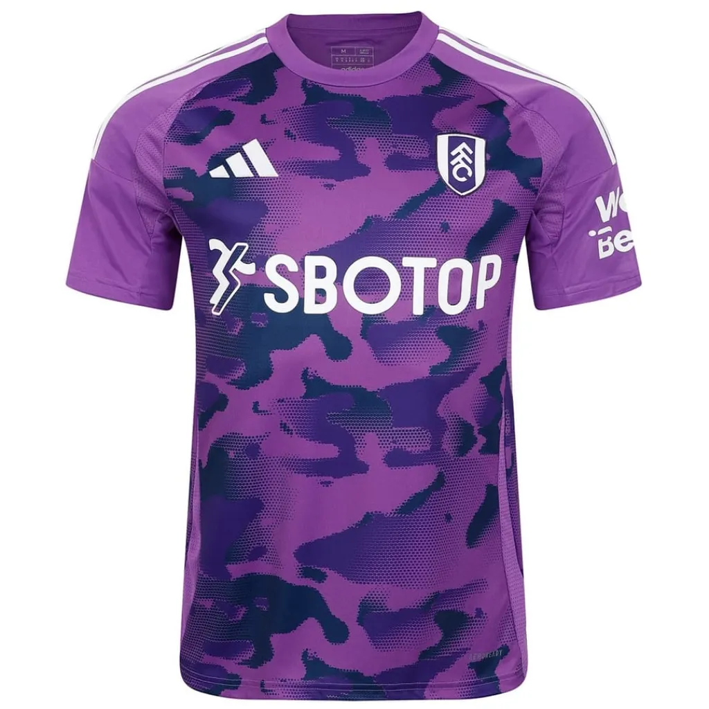 Football And Rugby Clothing*adidas Fulham Third Shirt 2024 2025 Adults in Purple