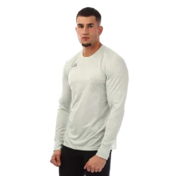 Fitness And Gym Tops|Fitness And Gymwear*adidas Global Running Long Sleeve T-Shirt in Green