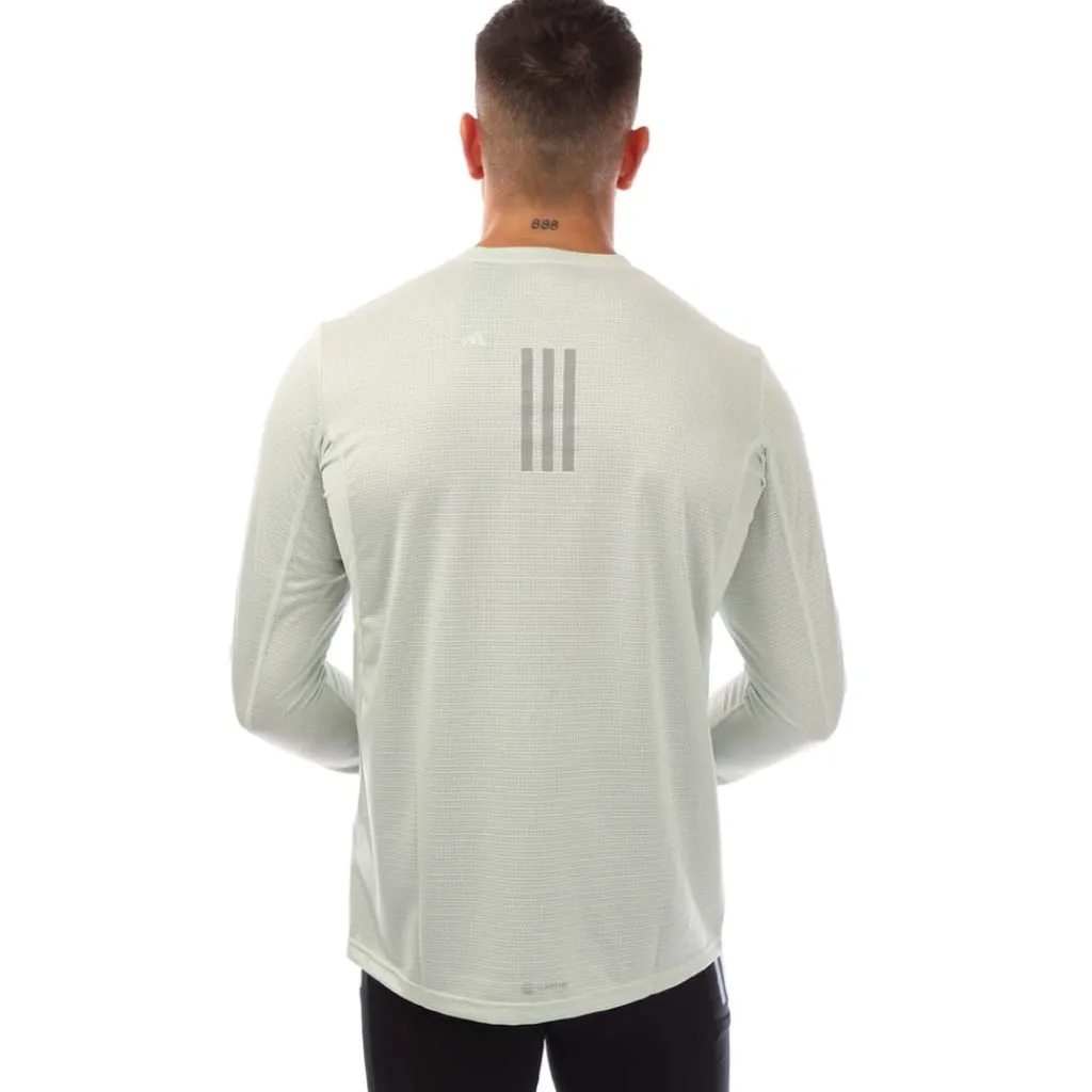 Fitness And Gym Tops|Fitness And Gymwear*adidas Global Running Long Sleeve T-Shirt in Green