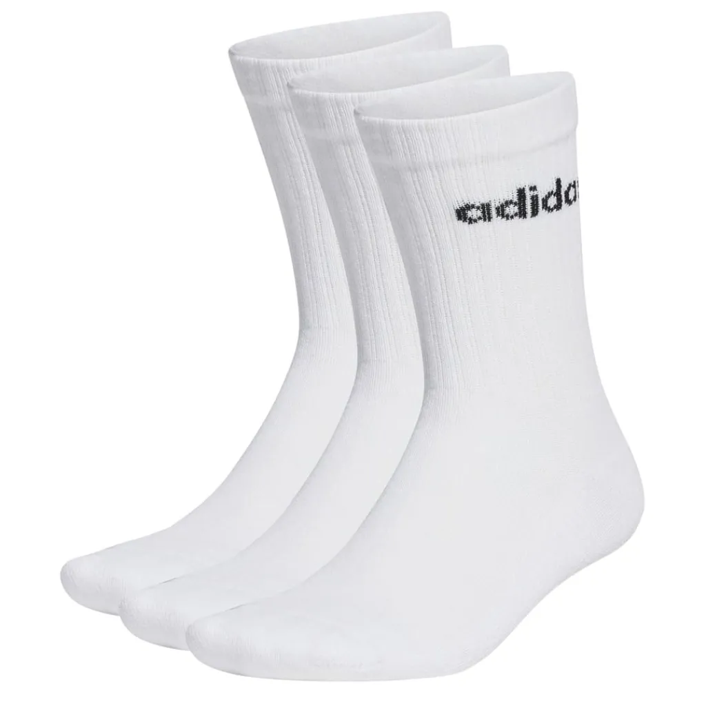 Underwear And Socks*adidas Half Cushioned Crew 3 Pack Socks in White