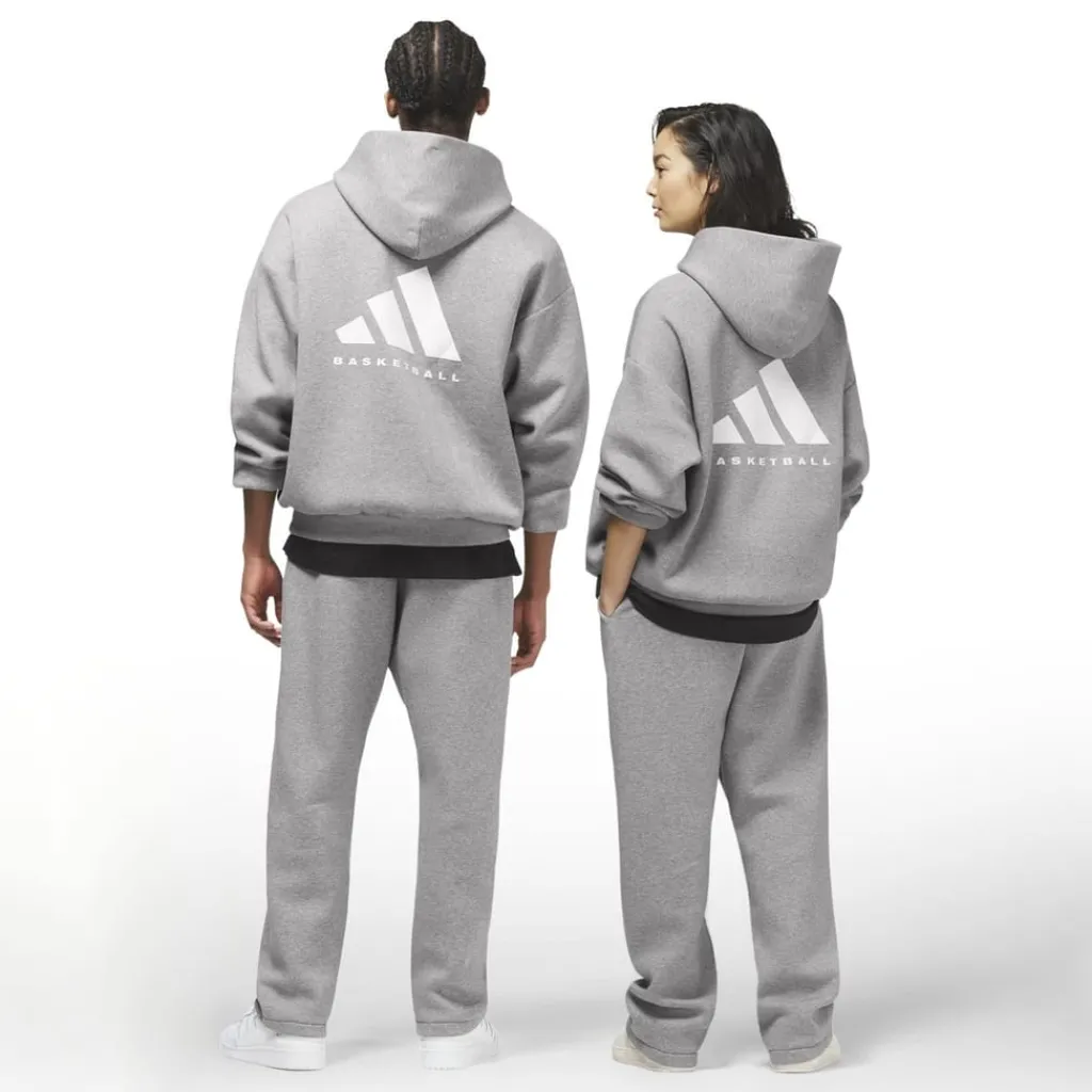Hoodies*adidas Heather Hoody in Grey