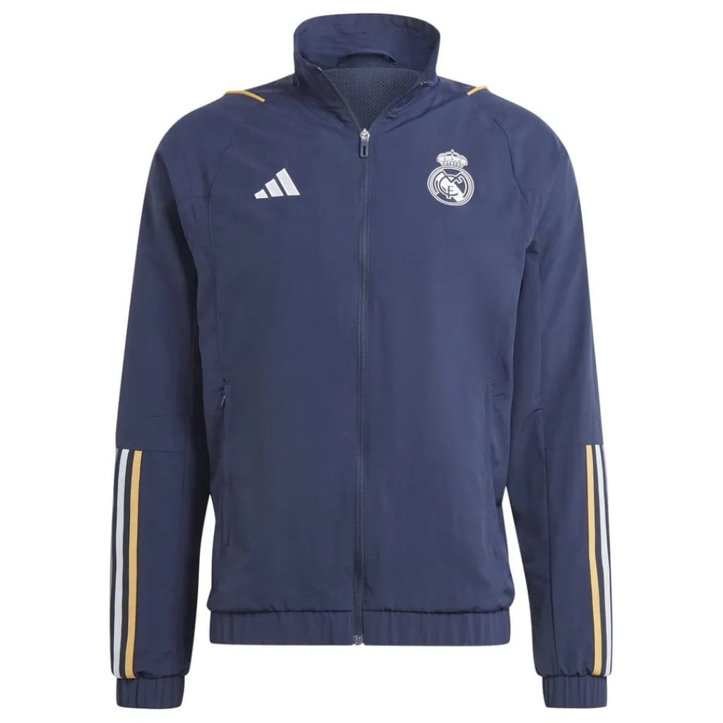 Fitness And Gym Tops*adidas High Neck Regular Fit Athletic Top in Blue
