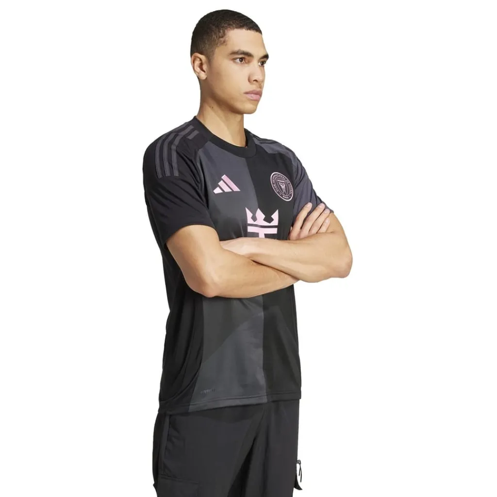 Football And Rugby Clothing*adidas Inter Miami Away Messi Shirt 2025 2026 Adults in Black