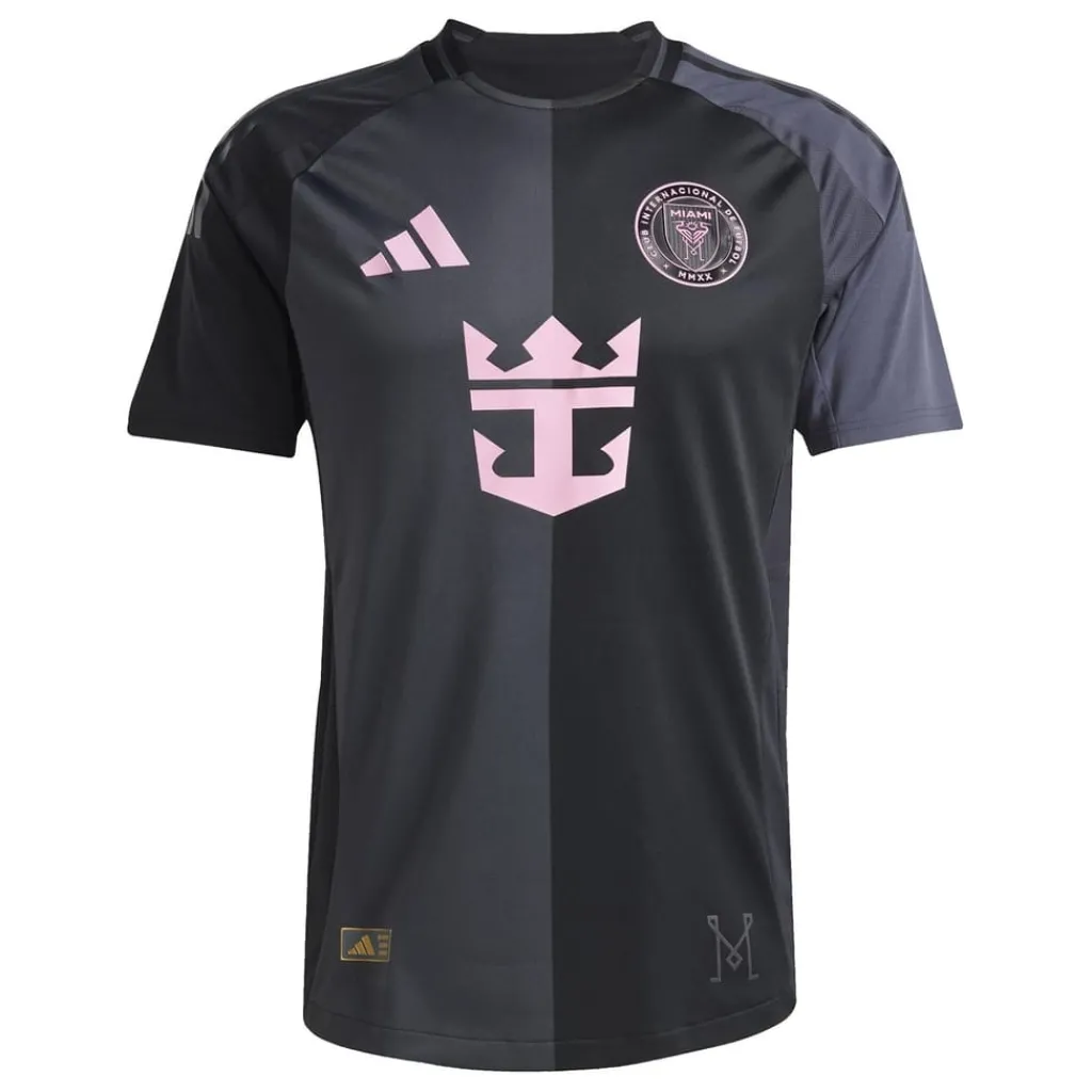 Football And Rugby Clothing*adidas Inter Miami Messi Authentic Away Shirt 2025 2026 Adults in Black