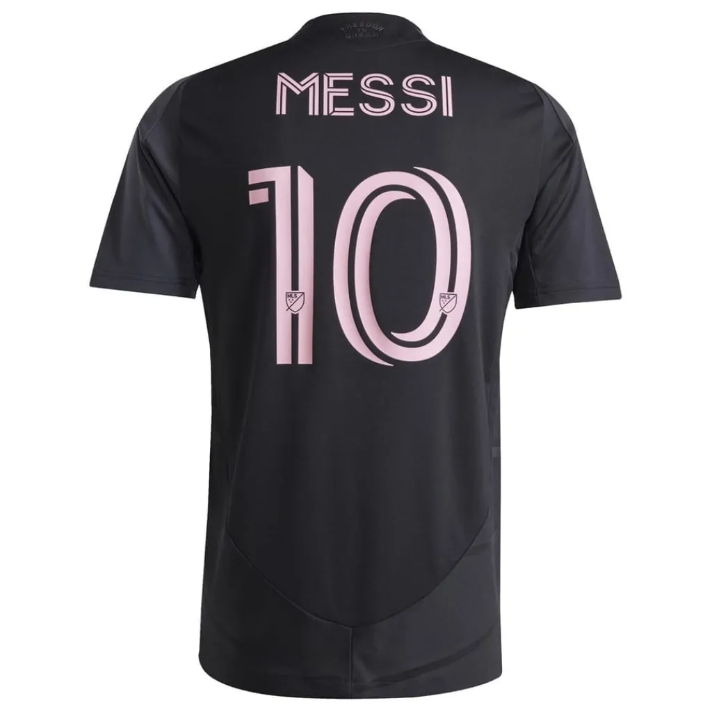 Football And Rugby Clothing*adidas Inter Miami Messi Authentic Away Shirt 2025 2026 Adults in Black
