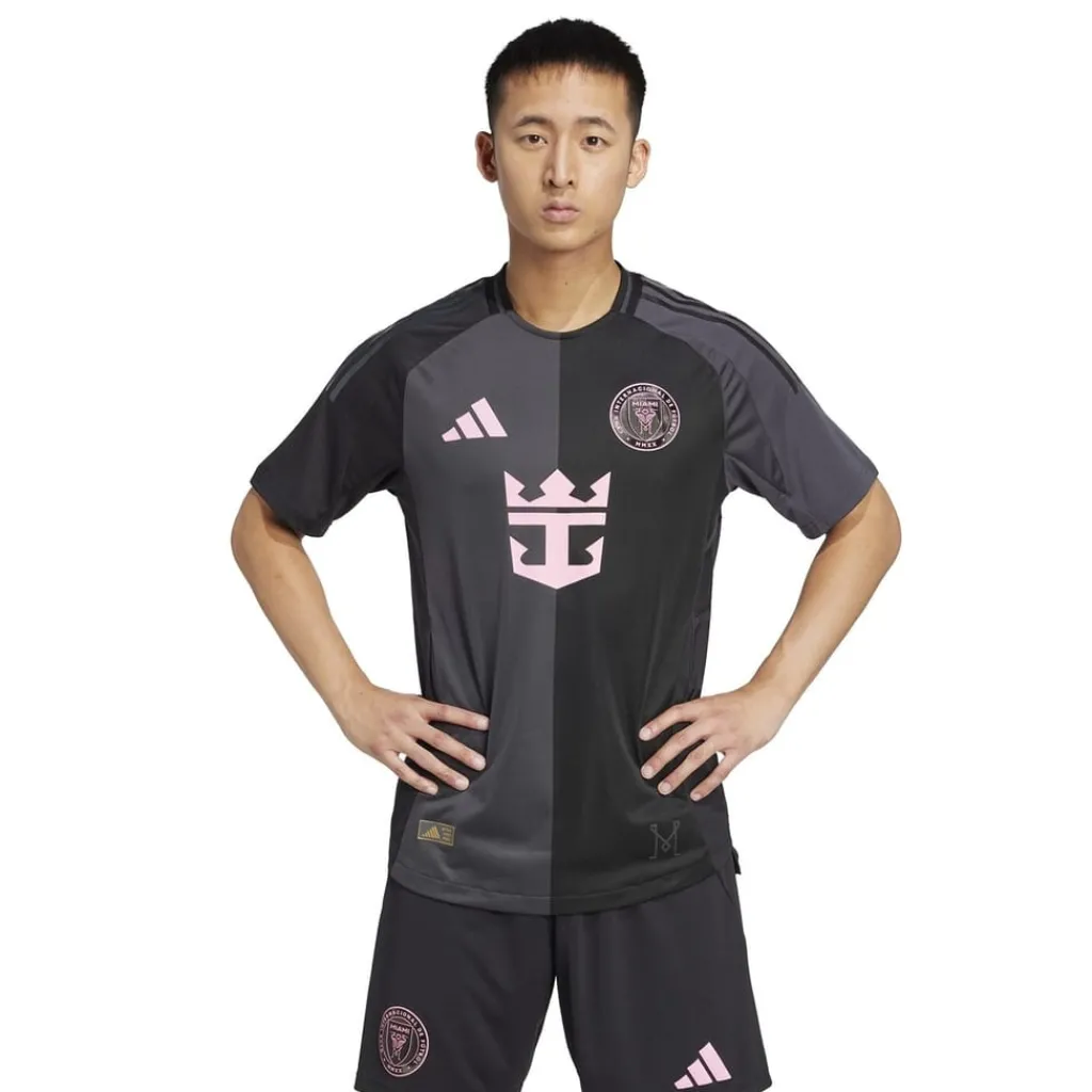 Football And Rugby Clothing*adidas Inter Miami Messi Authentic Away Shirt 2025 2026 Adults in Black