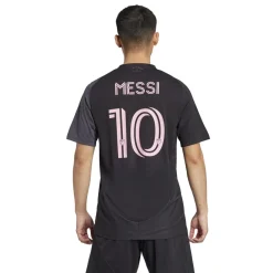 Football And Rugby Clothing*adidas Inter Miami Messi Authentic Away Shirt 2025 2026 Adults in Black