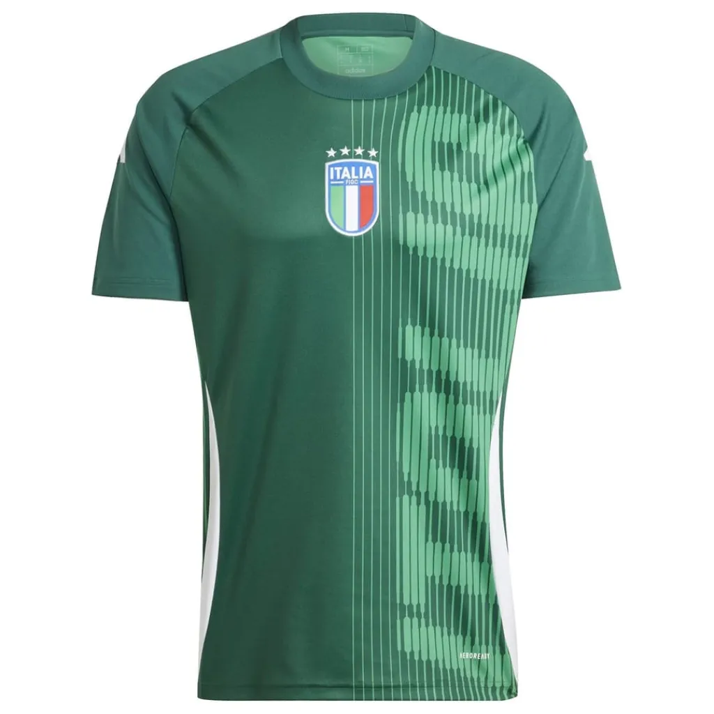 Football And Rugby Clothing*adidas Italy Pre Match Shirt 2024 Adults in Green