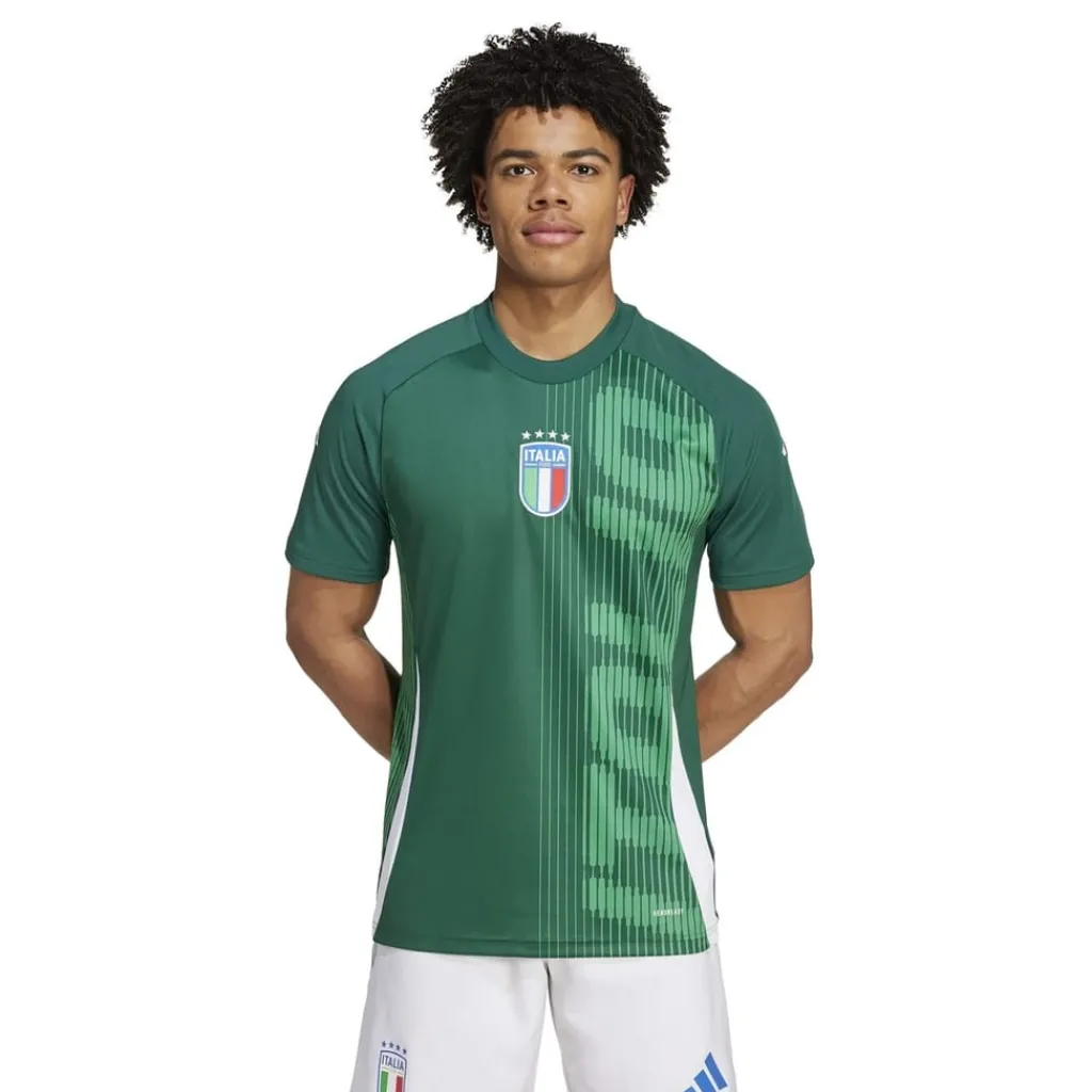 Football And Rugby Clothing*adidas Italy Pre Match Shirt 2024 Adults in Green
