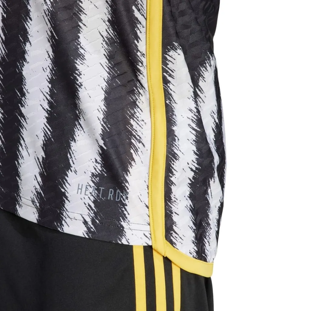 Football And Rugby Clothing*adidas Juventus Authentic Home Shirt 2023 2024 Adults in Black