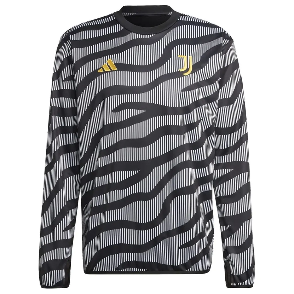 Football And Rugby Clothing*adidas Juventus Pre Match Top Adults in Black