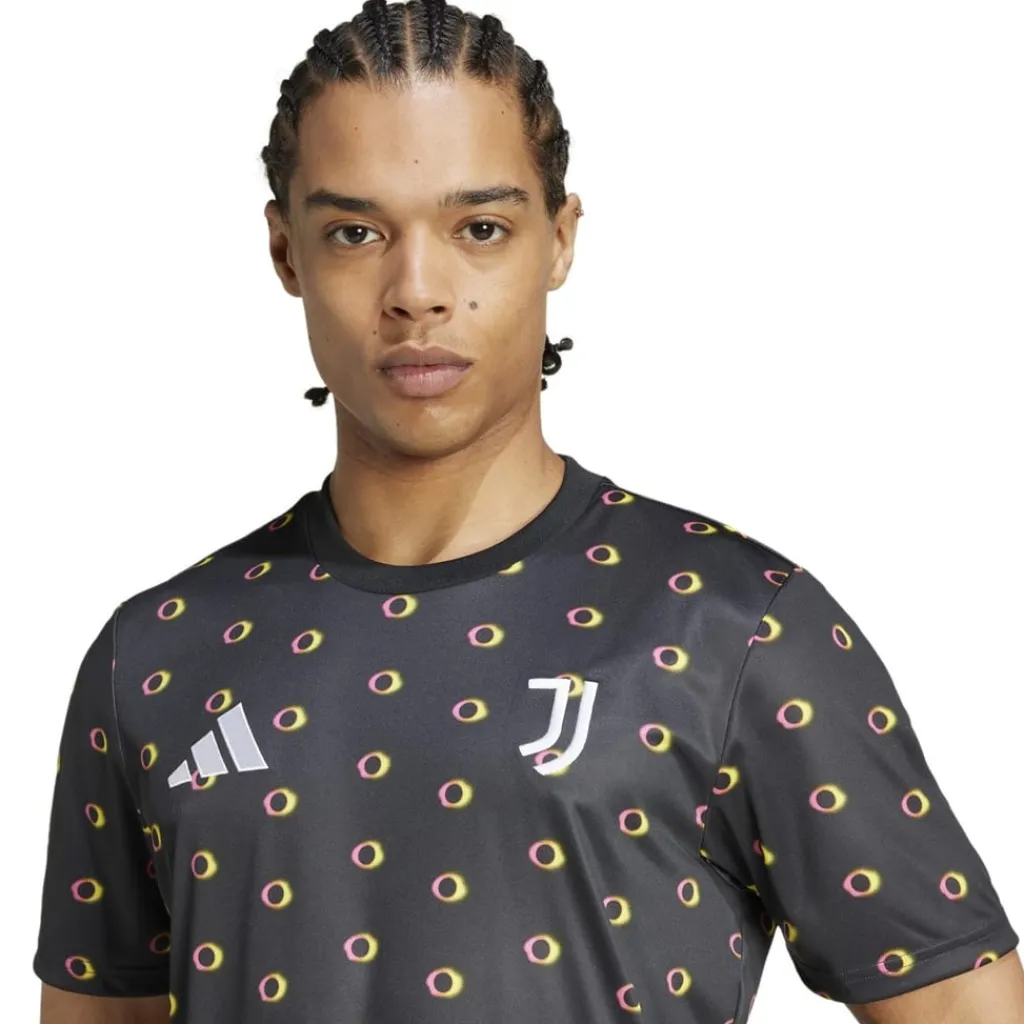 Football And Rugby Clothing*adidas Juventus Pre Match Shirt 2024 2025 Adults in Black