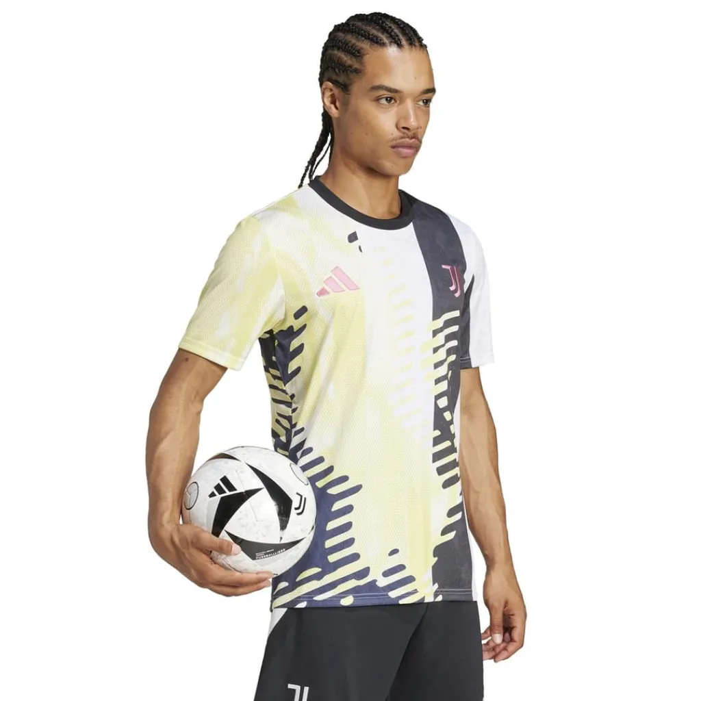 Football And Rugby Clothing*adidas Juventus Prematch Shirt 2024 2025 Adults in Yellow