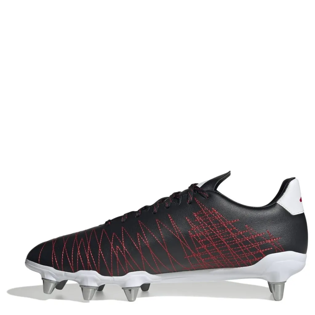 Boots*adidas Kakari Soft Ground Rugby Boots in Black