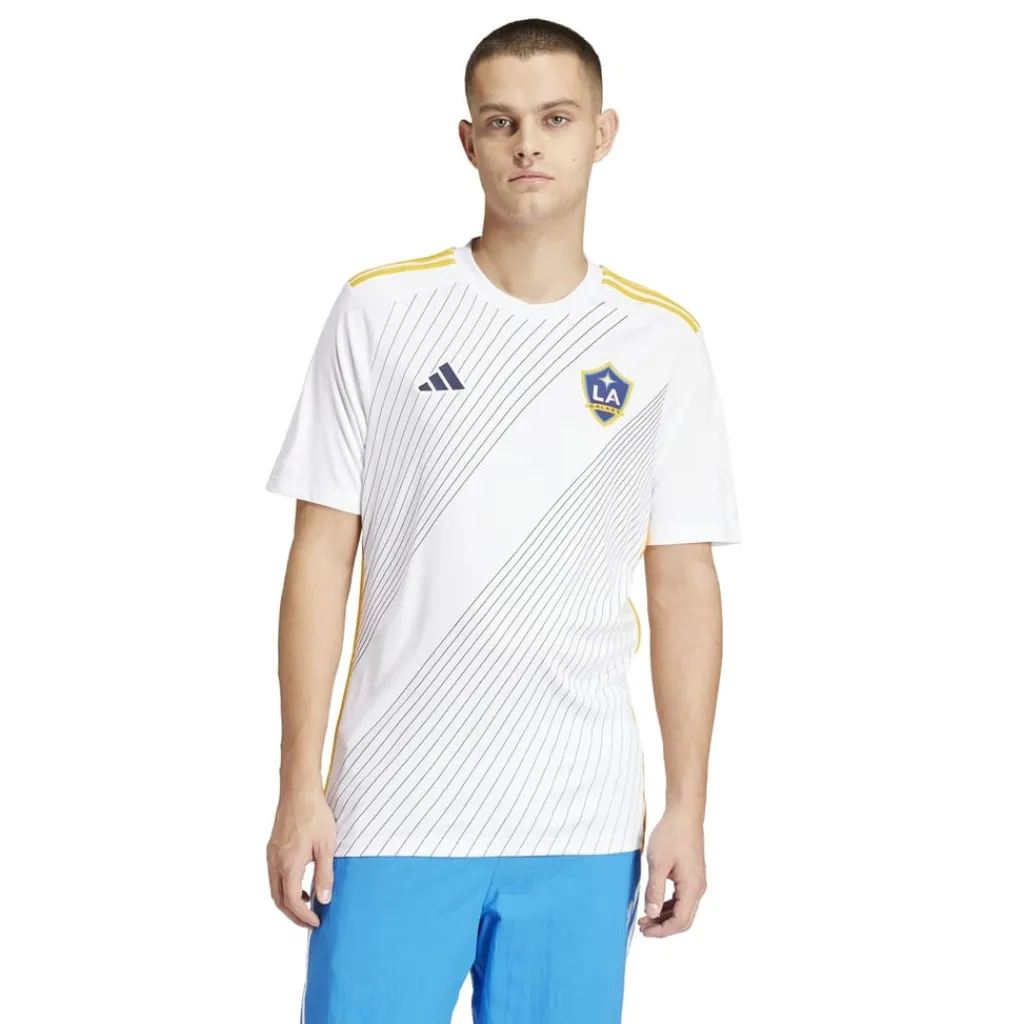 Football And Rugby Clothing*adidas La Galaxy Home Shirt 2024 2025 Adults in White