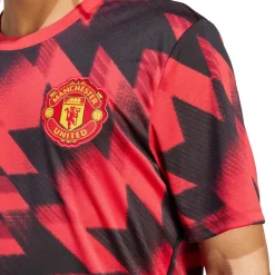 Football And Rugby Clothing*adidas Manchester United Pre Match Shirt 2025 2026 Adults in Red