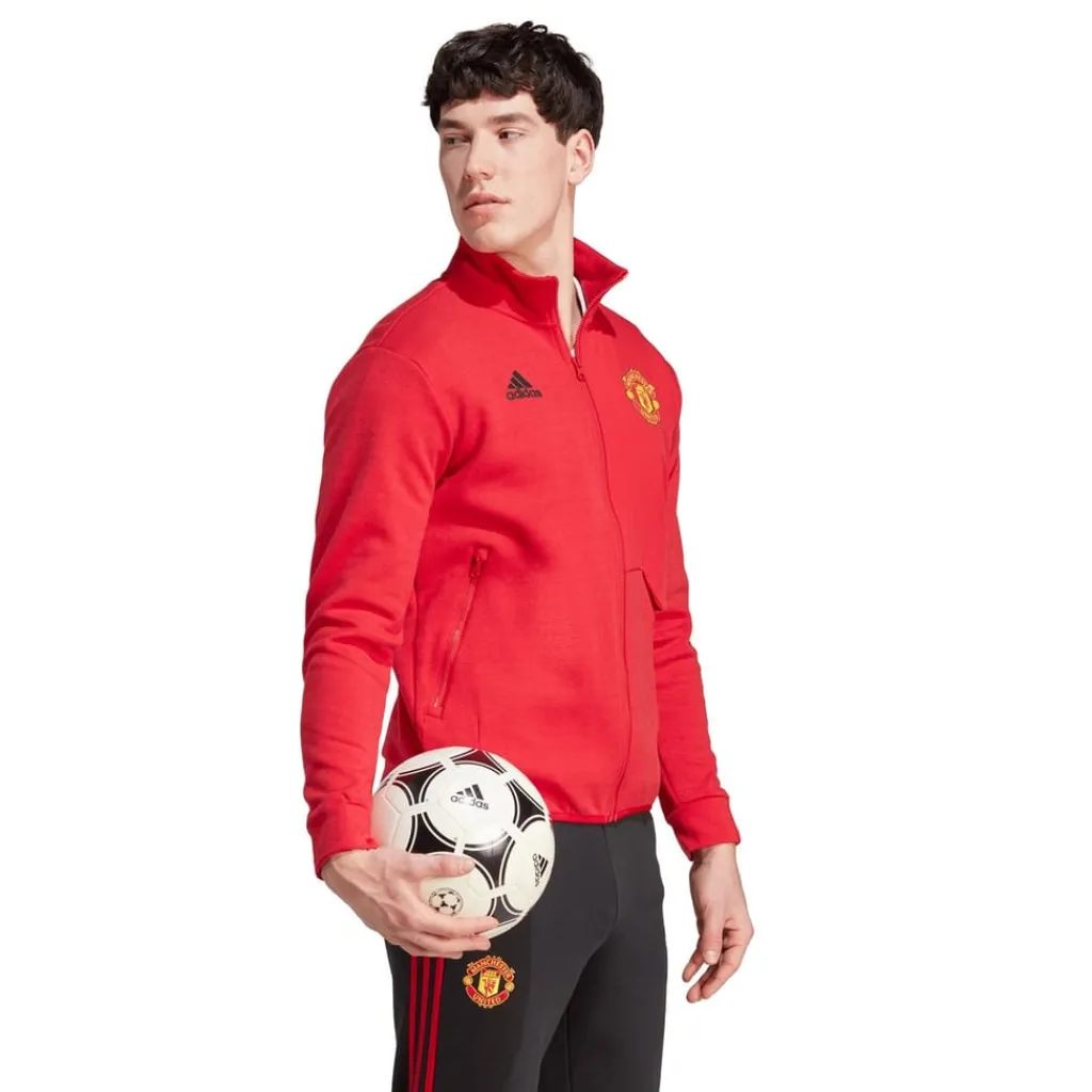 Tracksuits*adidas Manchester United Anthem Jacket 2023 2024 Adults in Red