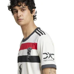 Football And Rugby Clothing*adidas Manchester United Third Shirt 2024 2025 Adults in White