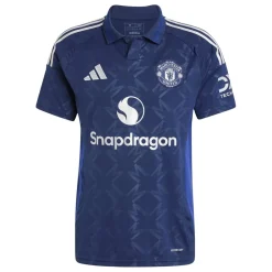 Football And Rugby Clothing*adidas Manchester United Away Shirt 2024 2025 Adults in Blue