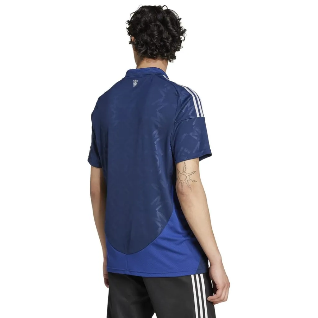 Football And Rugby Clothing*adidas Manchester United Away Shirt 2024 2025 Adults in Blue