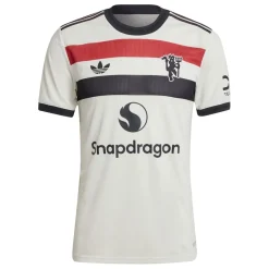 Football And Rugby Clothing*adidas Manchester United Authentic Third Shirt 2024 2025 Adults in White