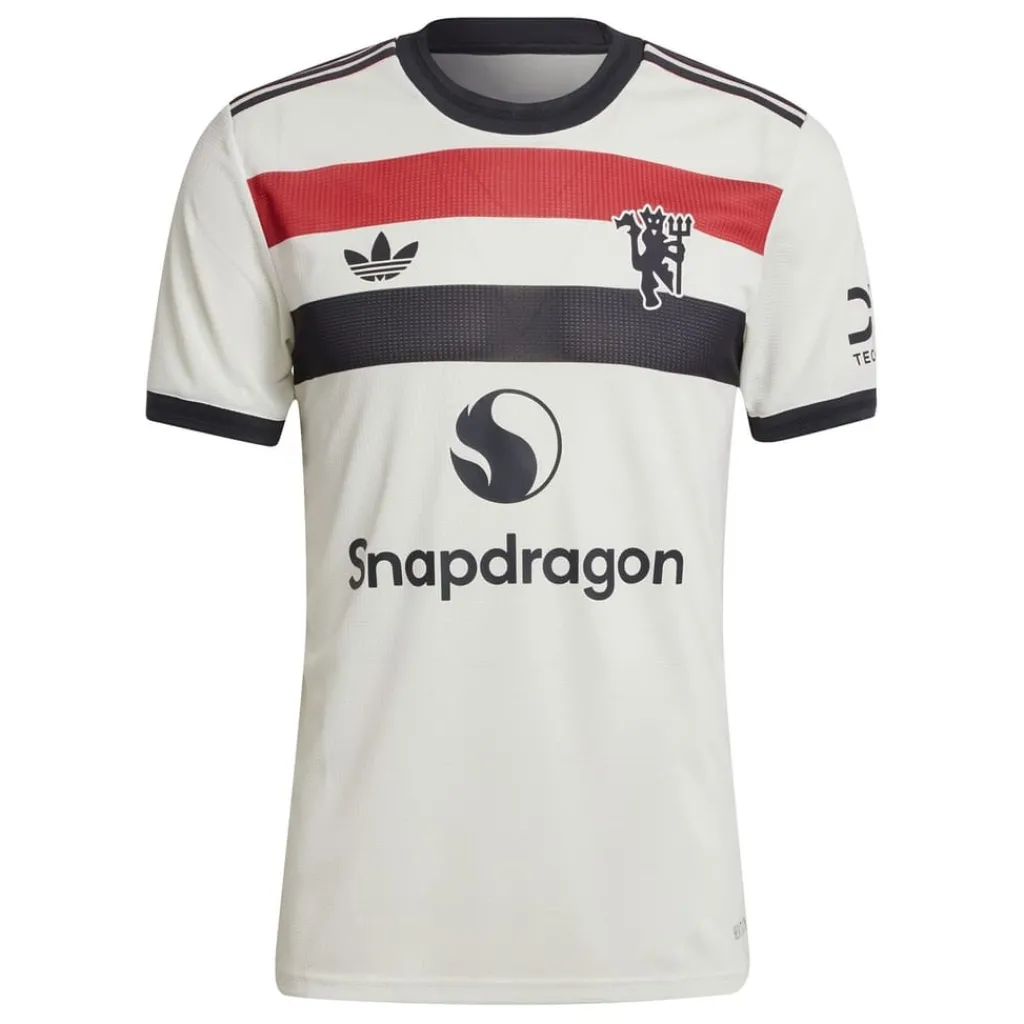 Football And Rugby Clothing*adidas Manchester United Authentic Third Shirt 2024 2025 Adults in White