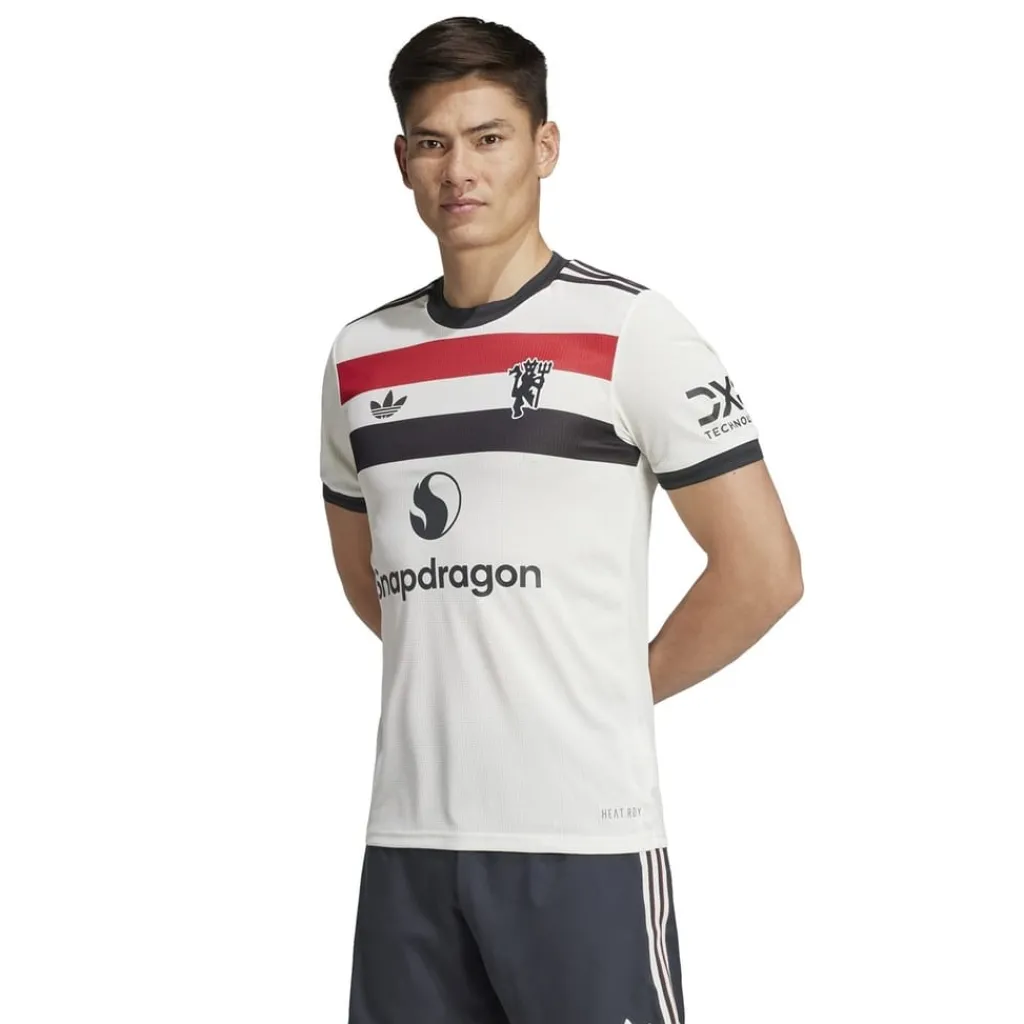 Football And Rugby Clothing*adidas Manchester United Authentic Third Shirt 2024 2025 Adults in White