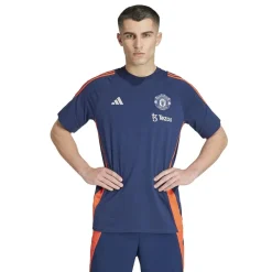 Football And Rugby Clothing*adidas Manchester United Tiro 24 T-Shirt 2024 2025 Adults in Blue