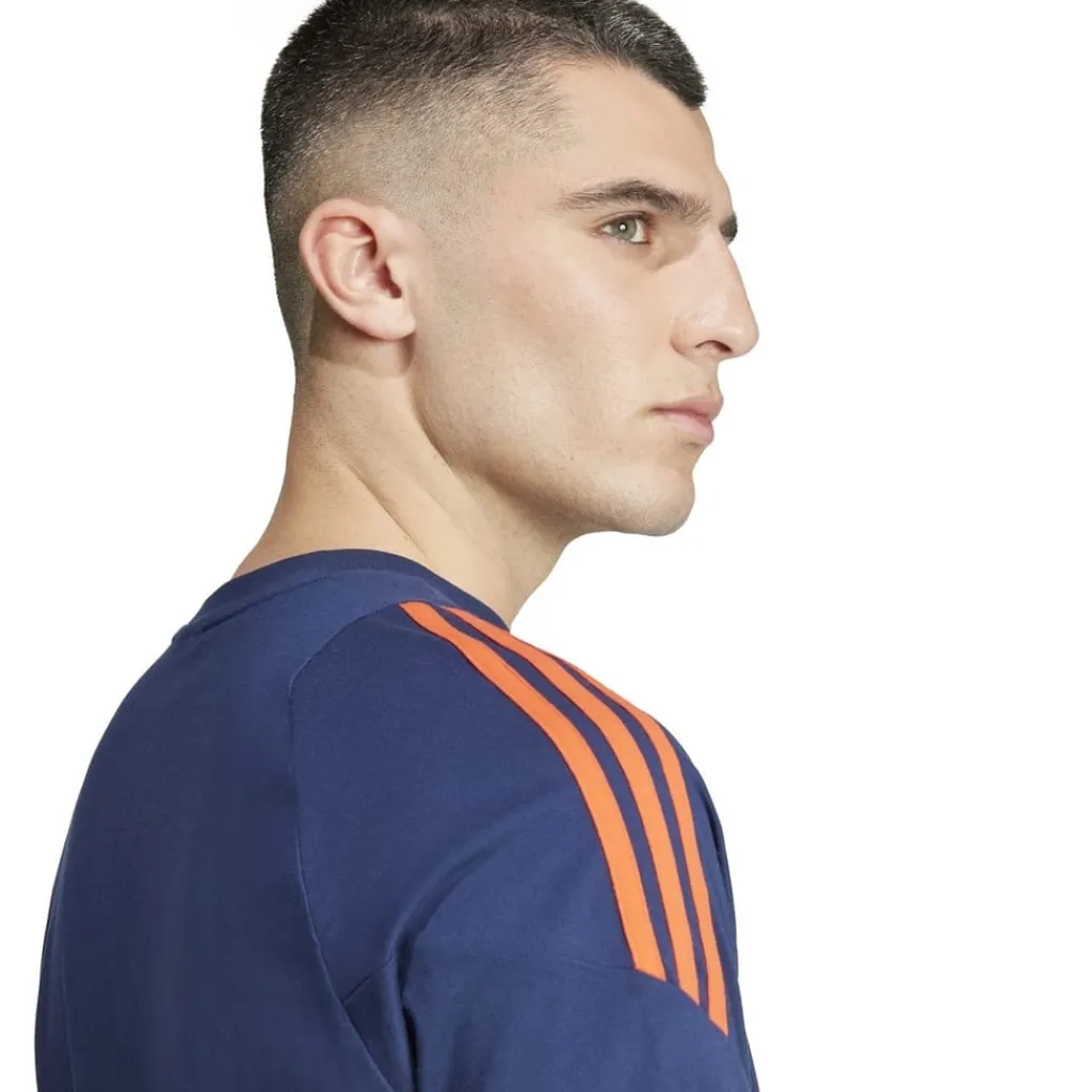 Football And Rugby Clothing*adidas Manchester United Tiro 24 T-Shirt 2024 2025 Adults in Blue