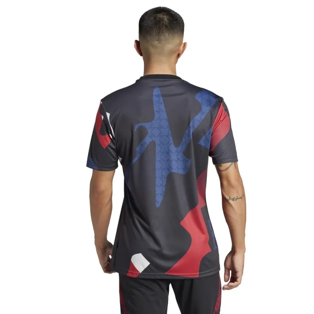 Football And Rugby Clothing*adidas Manchester United Prematch Shirt 2024 2025 Adults in Black