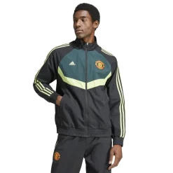 Tracksuits*adidas Manchester United Woven Track Top in black green