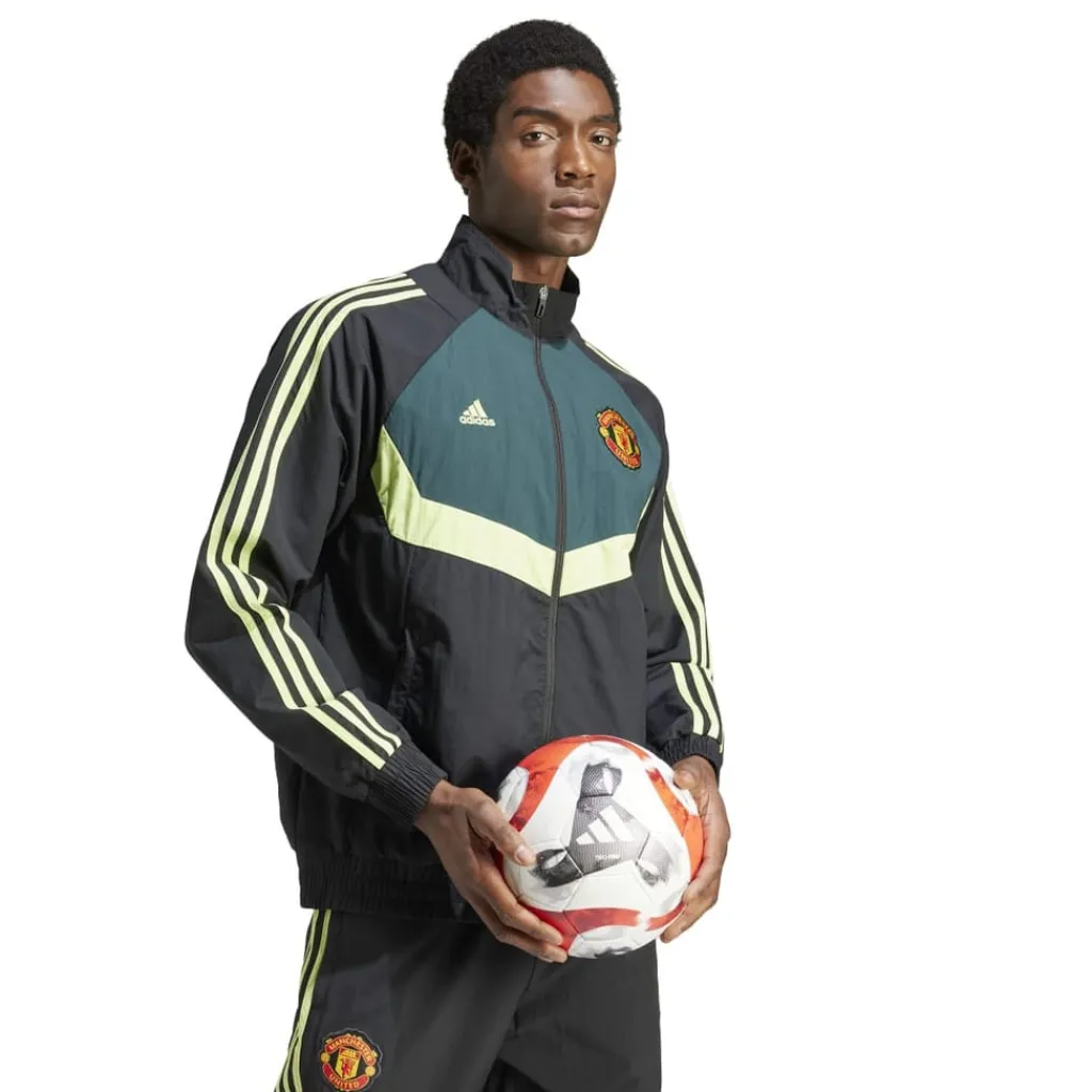 Tracksuits*adidas Manchester United Woven Track Top in black green