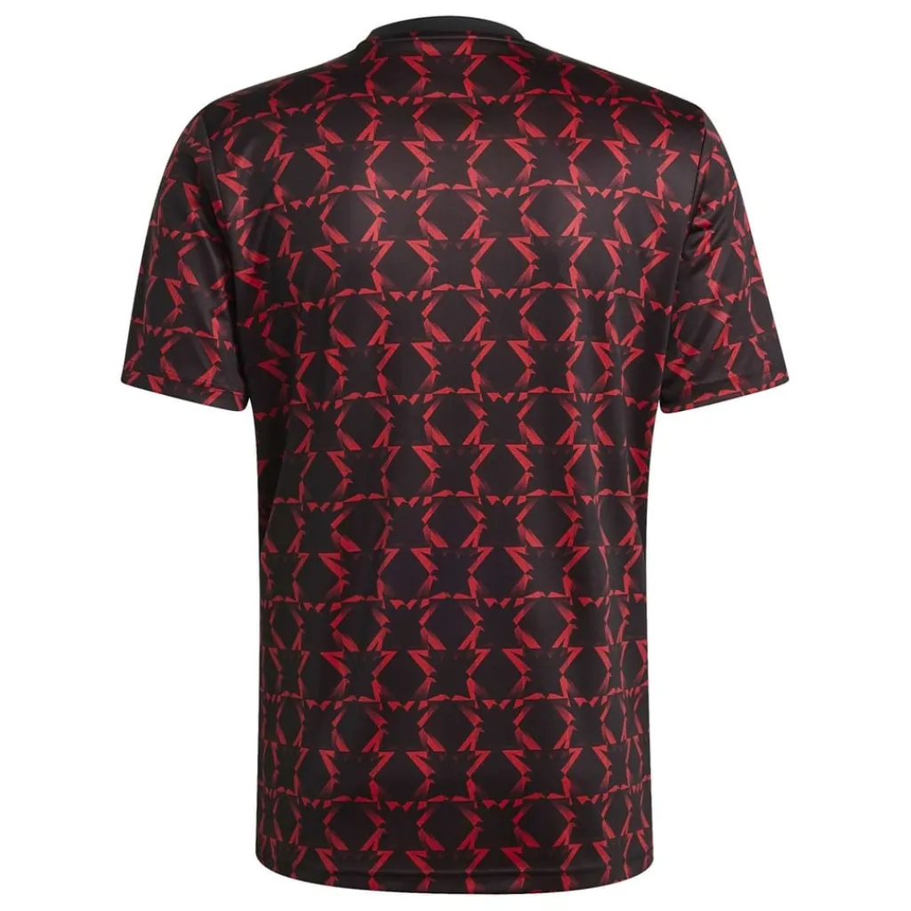Football And Rugby Clothing*adidas Manchester United Pre Match Shirt 2024 2025 Adults in Black
