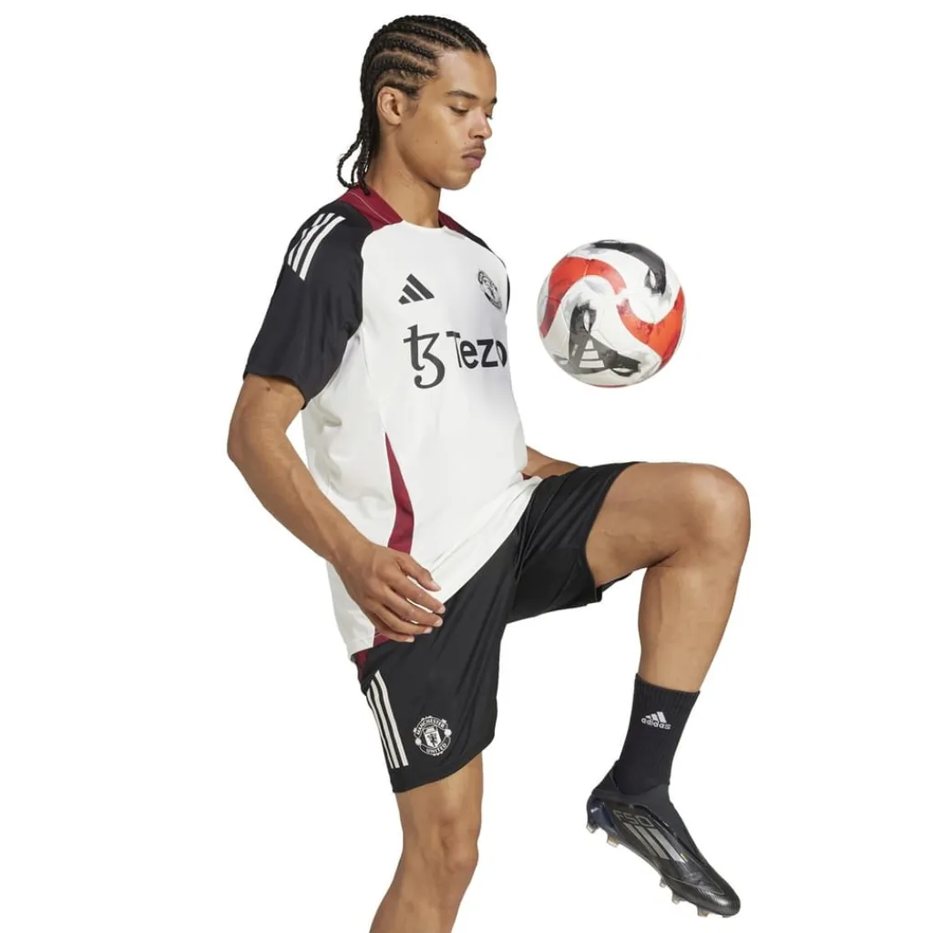 Football And Rugby Clothing*adidas Manchester United Training Shirt 2024 2025 Adults in Beige