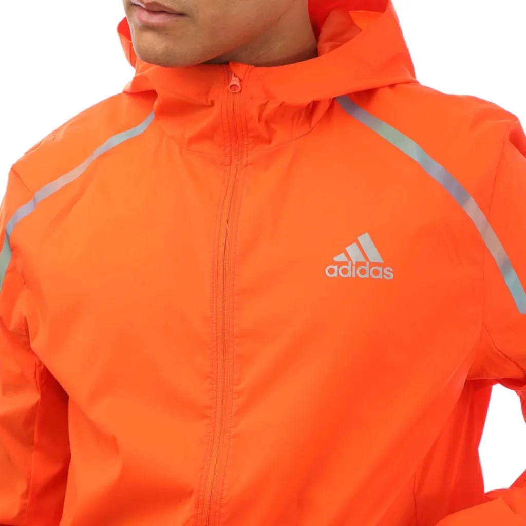 Fitness And Gym Tops*adidas Marathon Jacket in Orange