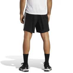 Fitness And Gym Shorts*adidas Mens 3 Stripe Essentials Pique Training Shorts in Black