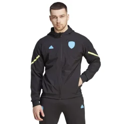 Tracksuits*adidas Mens Afc D4gmd FulL-Ziphoody Tracksuit Top in Black