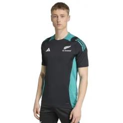 Fitness And Gym Tops*adidas Mens All Blacks Performance T-Shirt in Black