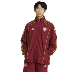 Tracksuits*adidas Mens Arsenal Football Club Ubackpack Tracksuit Top in Red