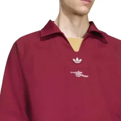 Fitness And Gym Tops|Fitness And Gymwear*adidas Mens Arsenal Icons Drill Top in Red