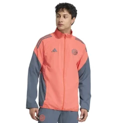 Tracksuits*adidas Mens Bayern Tiro 25 Competition Presentation Jacket in Orange