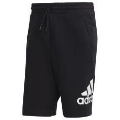 Fitness And Gym Shorts*adidas Mens Big Logo French Terry Shorts in Black