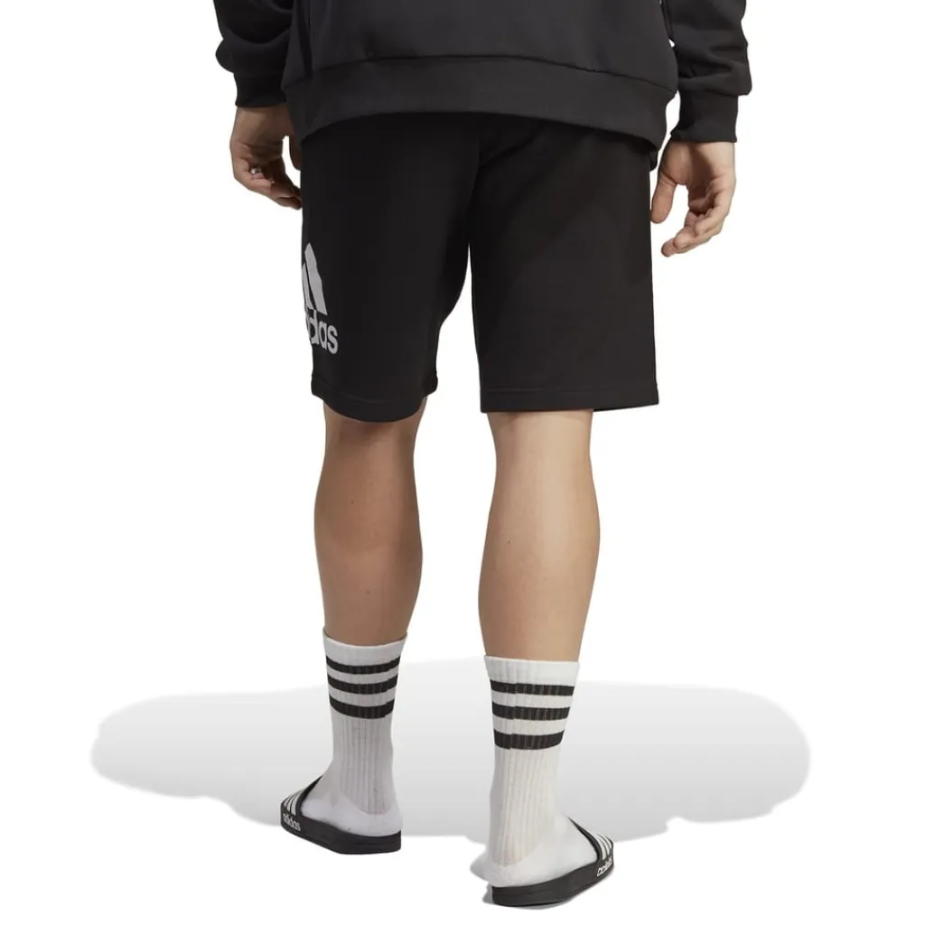 Fitness And Gym Shorts*adidas Mens Big Logo French Terry Shorts in Black