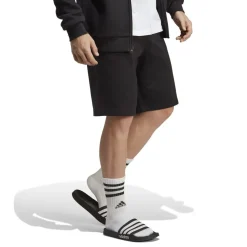 Fitness And Gym Shorts*adidas Mens Big Logo French Terry Shorts in Black