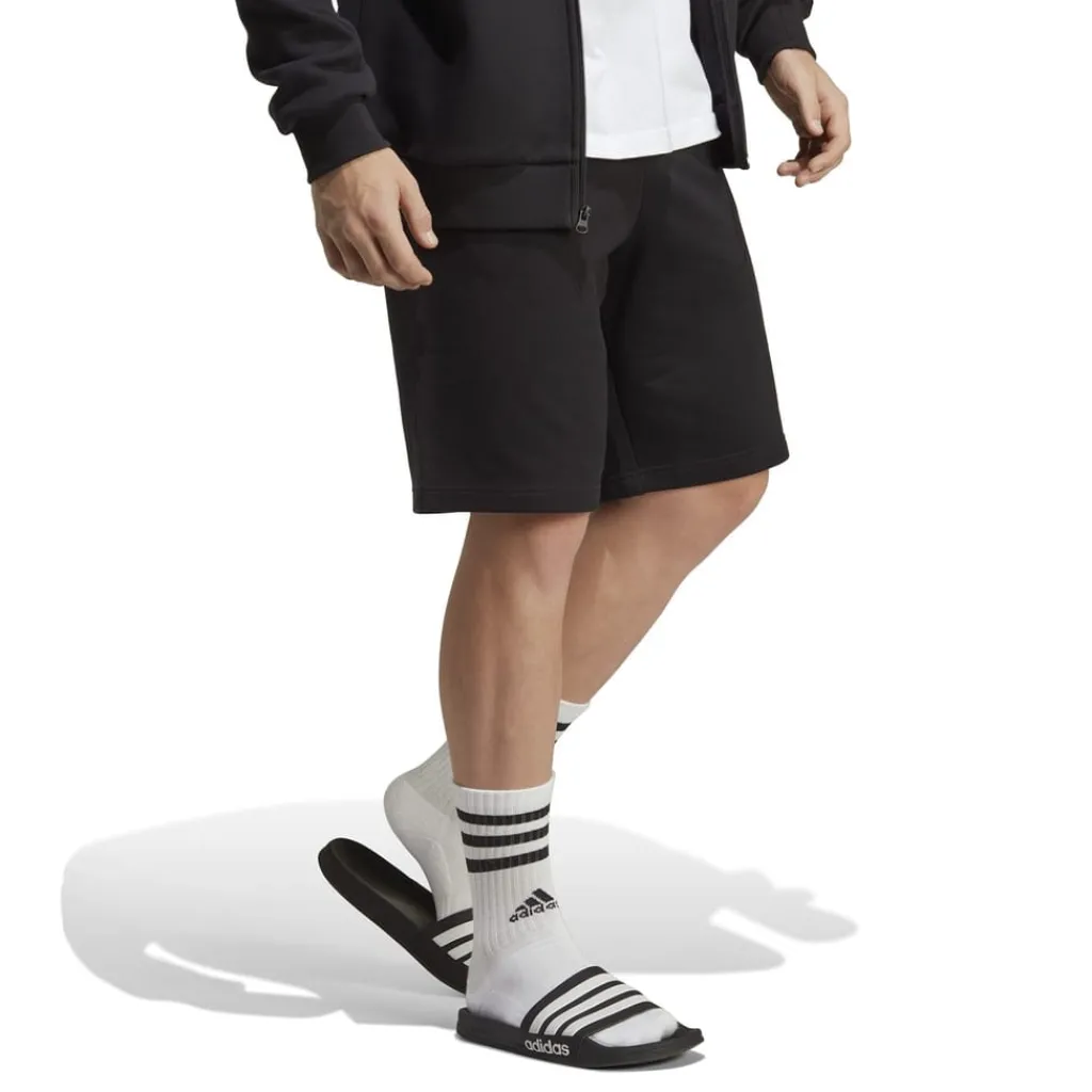 Fitness And Gym Shorts*adidas Mens Big Logo French Terry Shorts in Black