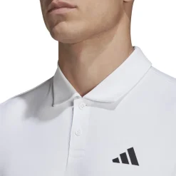Polo Shirts*adidas Mens Club 3 Stripe Polo Shirt in White